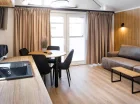 Domek premium plus jest najbardziej przestronny, ma 46 m2 powierzchni