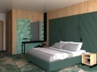 Apartament Prime Forest to komfortowe wnętrze inspirowane kolorami lasu