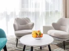 W apartamencie jest także kącik kawowy
