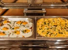 W hotelowej restauracji możecie zjeść śniadanie na ciepło