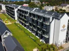 Apartamenty mieszczą się m.in. w nowoczesnym budynku z windą