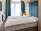 Każdy apartament ma także odrębną sypialnię