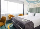 Hotel oferuje komfortowe pokoje z wieloma udogodnieniami