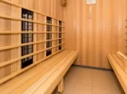 W saunie można się przyjemnie odprężyć