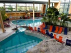 Aquapark jest położony dokładnie naprzeciwko hotelu