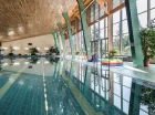 Hotel posiada duży basen, saunę suchą, salę fitness, centrum spa & wellness