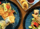 W menu restauracji znajdziecie różne potrawy z morza