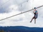 Zjazd tyrolką ma długość aż 1700 m - to niezapomniane przeżycia