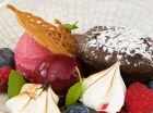 Jeden z deserów - pyszny fondant czekoladowy