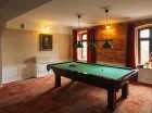 Hotel Zamek Gniew przygotował dla gości stół do bilarda
