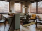 Wnętrze apartamentu jest przestronne