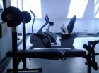 Na najwyższej kondygnacji hotelu znajduje się salka fitness