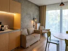 Apartamenty mają industrialny styl