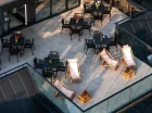 Aparthotel posiada bardzo przyjemny taras z widokiem na Tatry