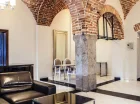 Pokój dzienny Apartamentu Krasicki z zamkowymi sklepieniami