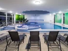 Hotelowa strefa wellness z taflą wody o powierzchni blisko 100 m²