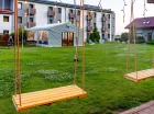 Dla dzieci przygotowano plac zabaw
