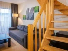 Część apartamentów jest dwupoziomowa