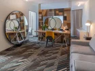 Apartament queen ma wygodną część dzienną