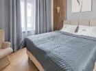 Apartament 2+2 z sauną posiada odrębną sypialnię