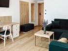 Część dzienna klimatyzowanego apartamentu premium