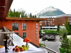 Z Hotelu Crocus widać tatrzańskie szczyty