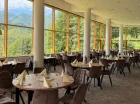 Hotelową restaurację także wyróżnia cudowny górski widok