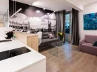 Pokój dzienny Apartamentu 2+2 z sauną i tarasem