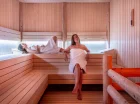 W obiekcie jest strefa wellness z 4 rodzajami saun. Na zdjęciu sauna solna