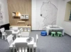 Tutaj dzieci mogą rysować i się bawić