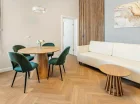 Apartament 2+2 z sauną jest dwupokojowy