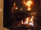 Zimą dzięki kominkowi atmosfera jest jeszcze przyjemniejsza