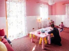 Dla dzieci przygotowano pokój zabaw