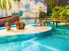 W potężnej kopule mieści się ogromny całoroczny resort wodny