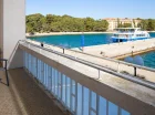 Balkon apartamentu 2+2 z widokiem na morze